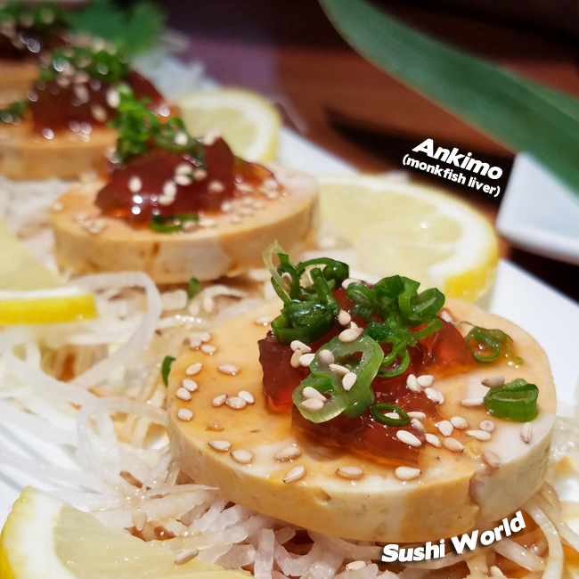 Ankimo Monkfish Liver Happy Friday Orange County Sushi World OC