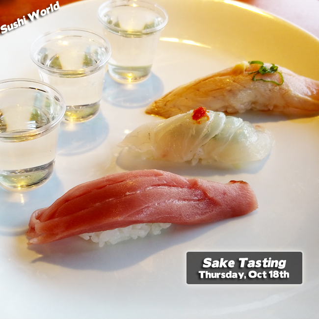 Orange County Sushi Sake Tasting Event Foodie Premium Sakes Sushi World OC Orange County Sushi Sake Tasting Event Foodie Premium Sakes Sushi World OC