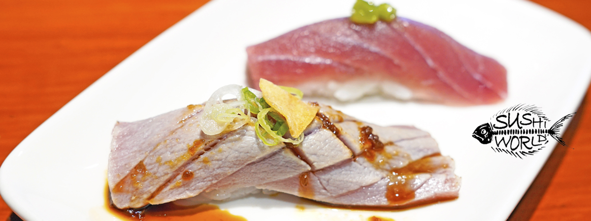 Orange County Sushi World OC Seared Bluefin Tuna Garlic Chip