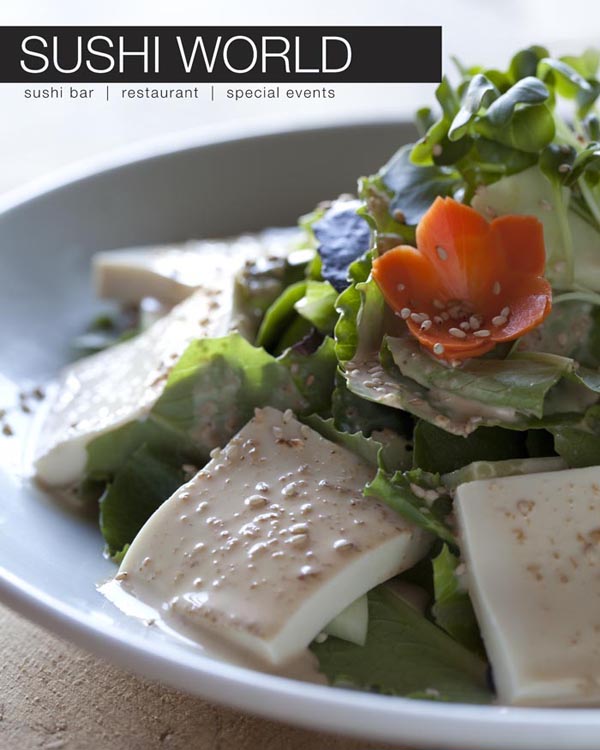 Sesame Tofu Salad from the best Sushi Restaurant in Orange County