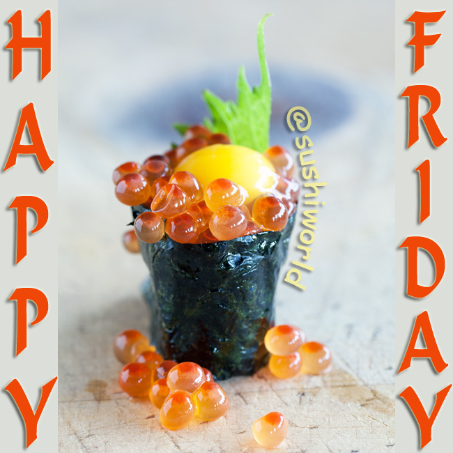 Salmon Roe Sushi Quail Egg Happy Friday Orange County OC Cypress Sushi World