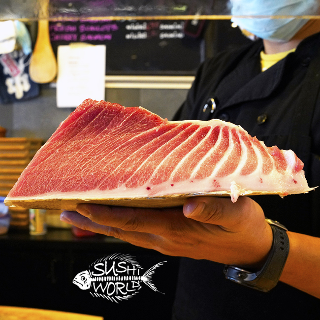 Bluefin Tuna Toro Sashimi Sushi 200 lb Orange County OC Sushi Chef 