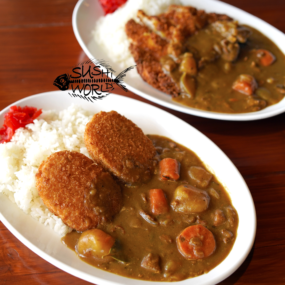 Japanese Curry Potato Croquettes Rich Thick Rice Orange County Sushi World OC