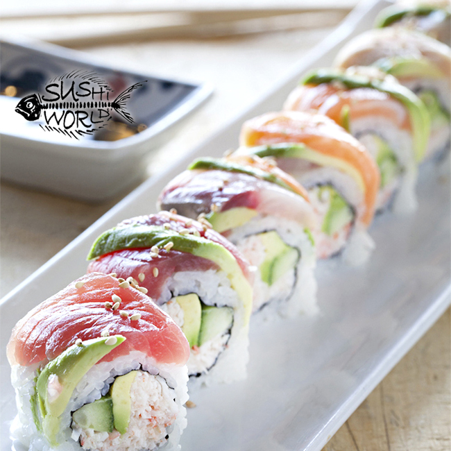 california roll tuna salmon yellowtail red snapper shrimp avocado