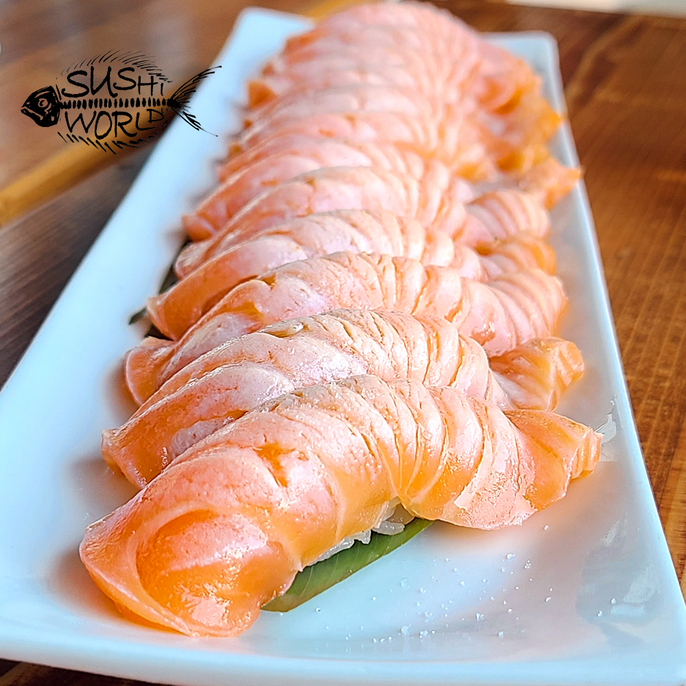 Truffle Salmon Nigiri Sexy Sushi Bar Orange County OC Oil Delicious