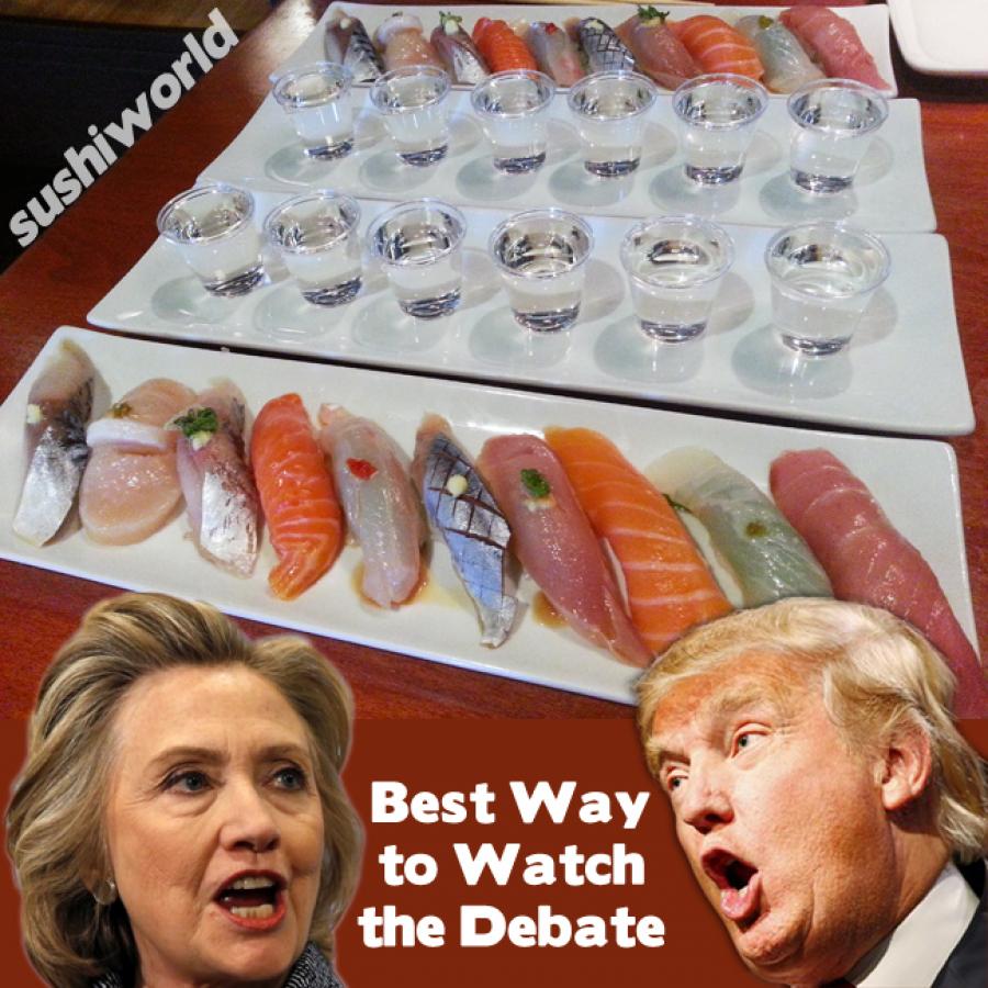 How To Watch The Presidential Debate Sushi World