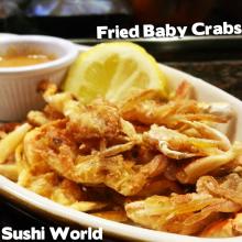 Fried Baby Crabs Perfect Snack Appetizers like Fries Sushi World Orange County OC