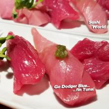 Go Dodger Bluefin Tuna Special Great Deal Orange County OC Sushi World