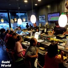 Sushi Chefs Bar Interact Fun Order Directly Orange County OC Sushi World