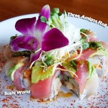 Three Amigos Roll Orange County Sushi Rolls Creative OC Weekly 