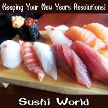 Scallop Salmon Belly Tuna Conch Red Snapper Uni Resolutions New Years Sushi World Orange County OC