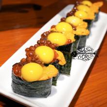 Ikura Uni Quail Egg Sushi Love Orange County OC Cypress Garden Grove