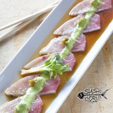 Jalapeno Yellowtail Sesame Seeds Ponzu Orange County Sushi World OC