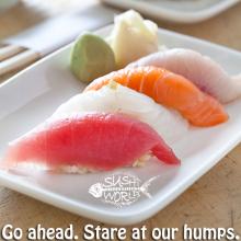 Happy Hump Day Sushi Humps Tuna Red Snapper Salmon Yellowtail Cypress Orange County OC
